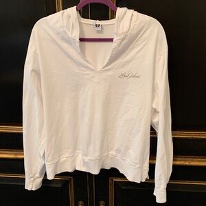 Sea Island White Hoodie